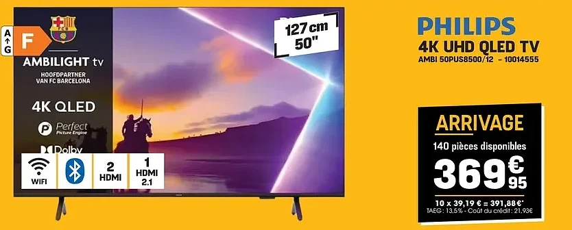 PHILIPS 4K UHD QLED TV