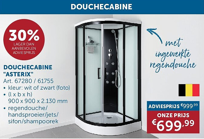 DOUCHECABINE "ASTERIX"