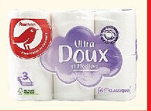 Papier toilette Ultradoux Auchan