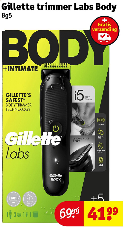 Gillette trimmer Labs Body