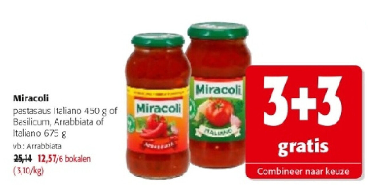 Miracoli pastasaus Italiano 450 g