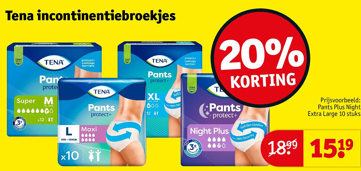 Tena incontinentiebroekjes