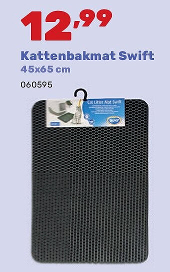 Kattenbakmat Swift 45x65 cm
