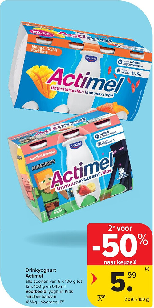 Drinkyoghurt Actimel