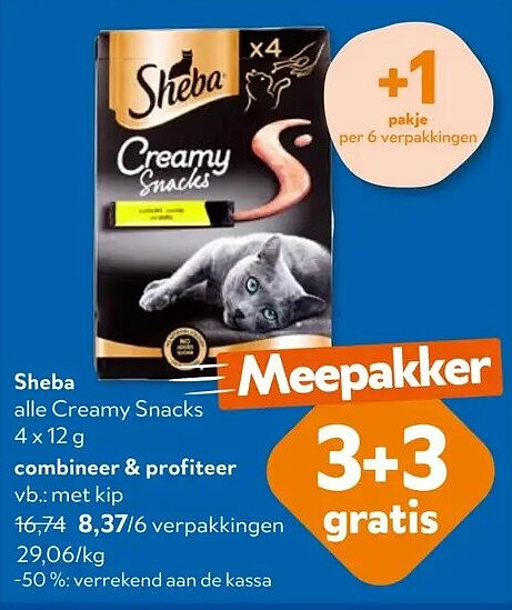 Sheba met kip