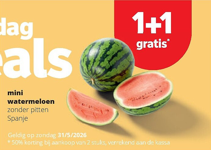 mini watermeloen