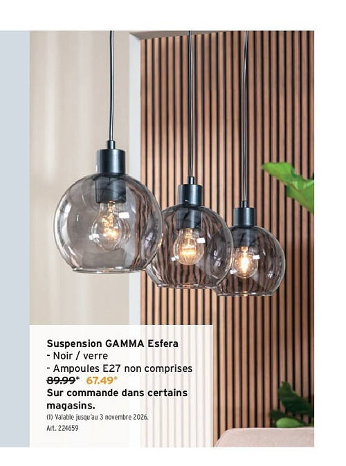 Suspension GAMMA Esfera