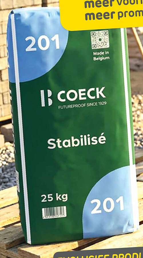 Stabilisé zak van 25 kg