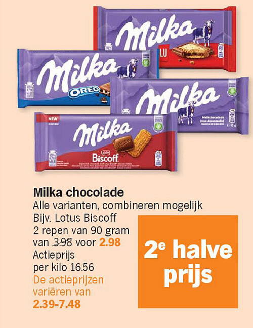 Milka chocolade