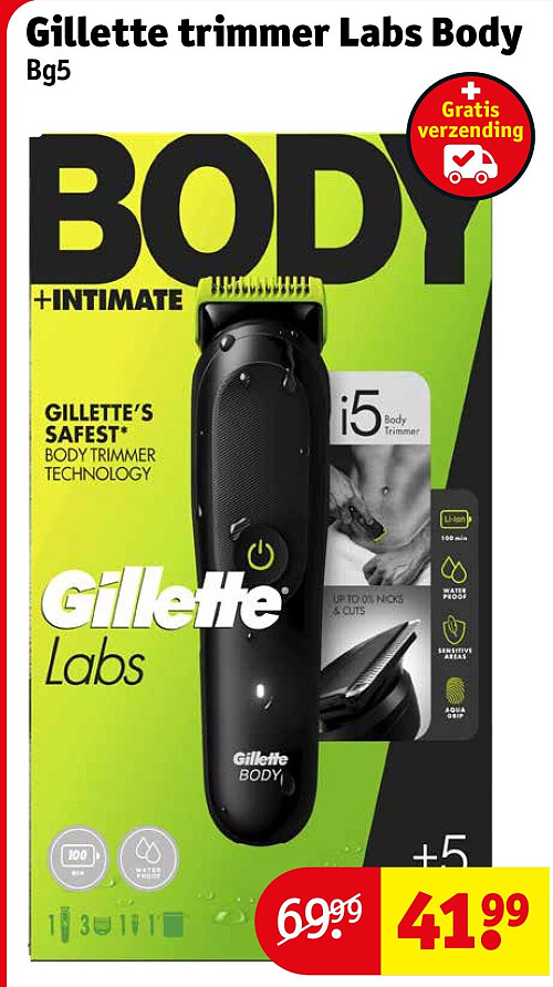 Gillette trimmer Labs Body