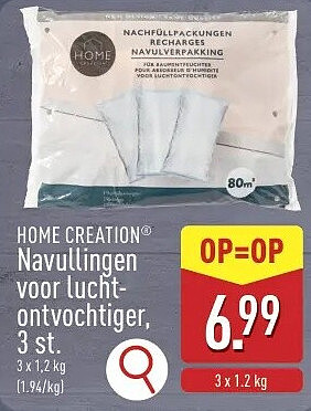 Navullingen voor lucht ontvochtiger, 3st.
