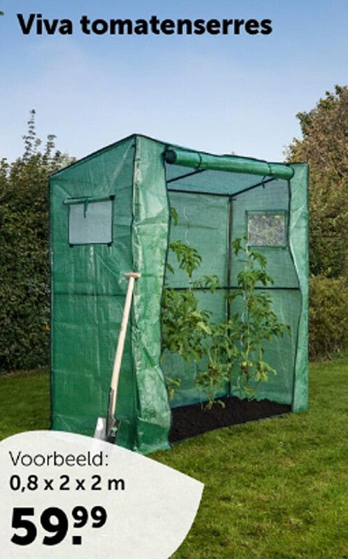 Viva tomatenserres 0,8 x 2 x 2 m