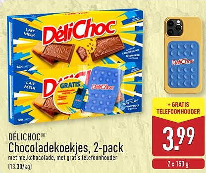 Chocoladekoekjes, 2-pack