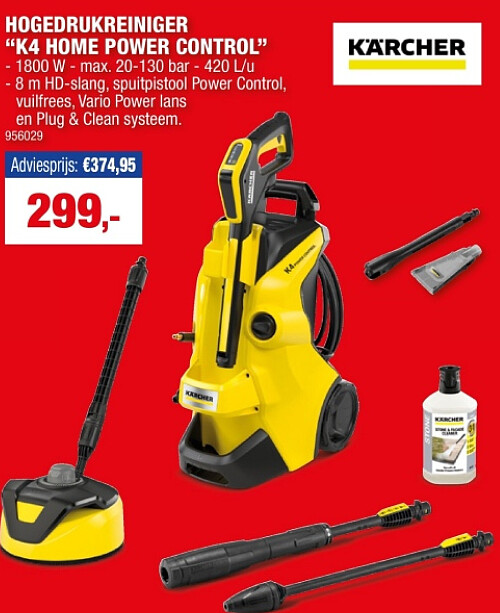HOGEDRUKREINIGER "K4 HOME POWER CONTROL"