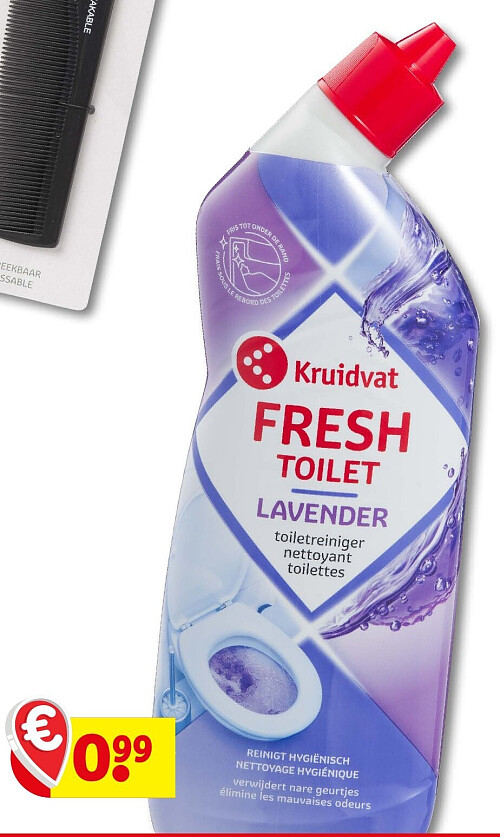 Kruidvat Fresh Lavender WC Reiniger