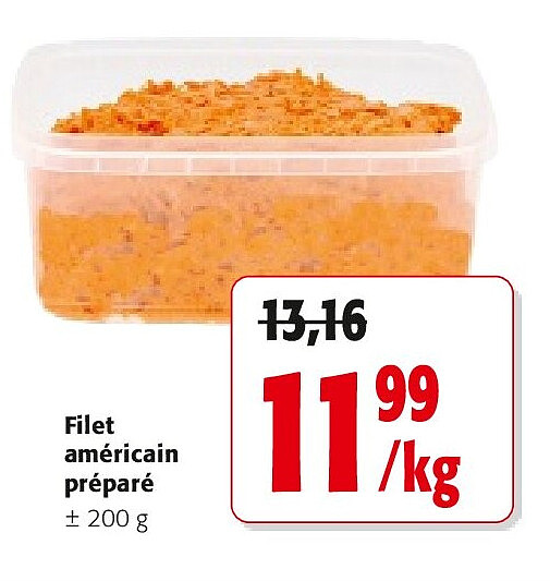 Filet américain préparé