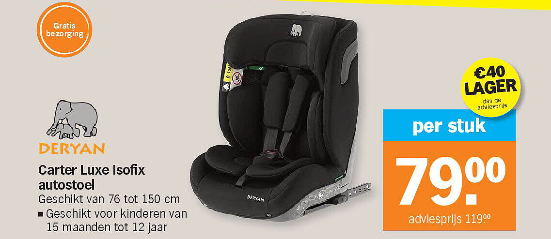 Carter Luxe Isofix autostoel