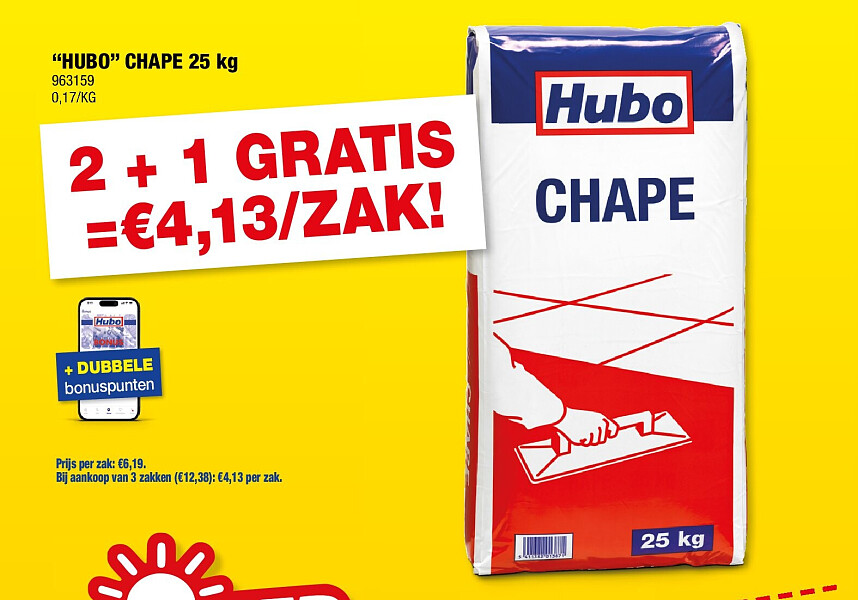 “HUBO” CHAPE 25 kg