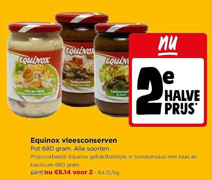 Equinox vleesconserven