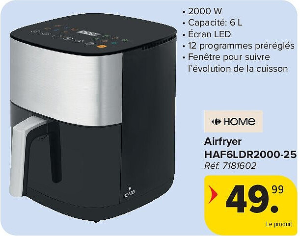 Airfryer HAF6LDR2000-25