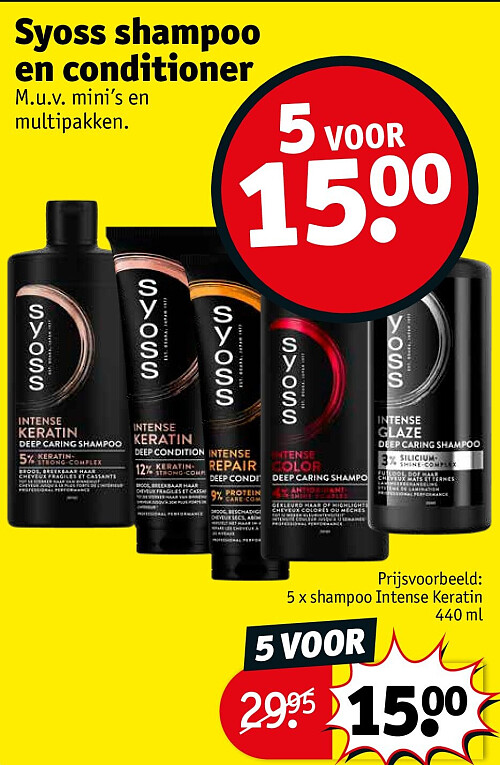Syoss shampoo en conditioner