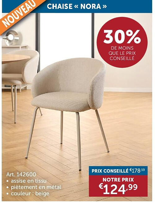CHAISE « NORA »