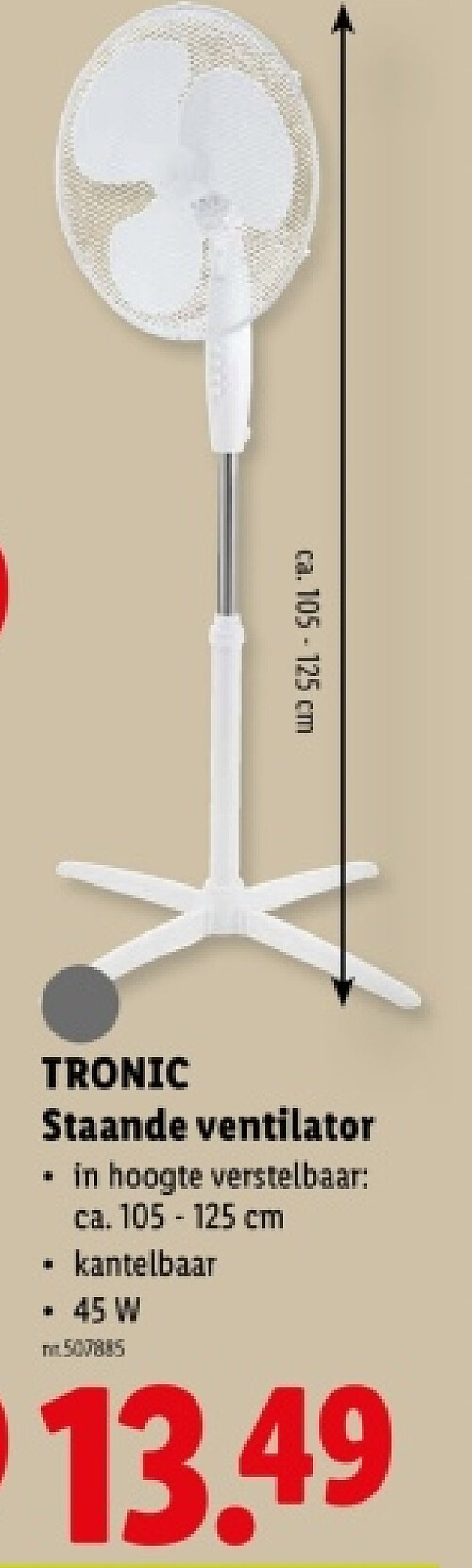Staande ventilator