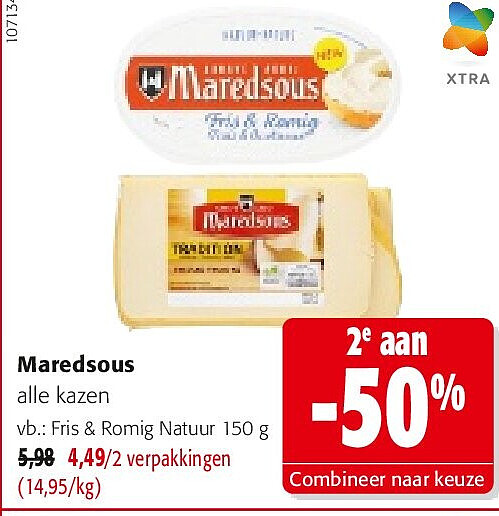 Maredsous Fris & Romig Natuur 150 g