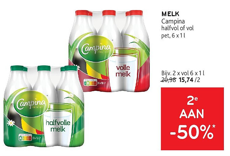 MELK Campina halfvol of vol pet
