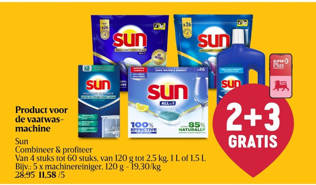 Product voor de vaatwasmachine