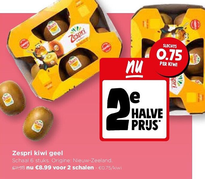 Zespri kiwi geel