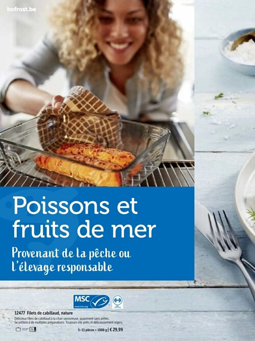 Filets de cabillaud, nature