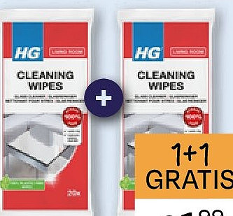 HG reinigingsdoekjes 20 stuks