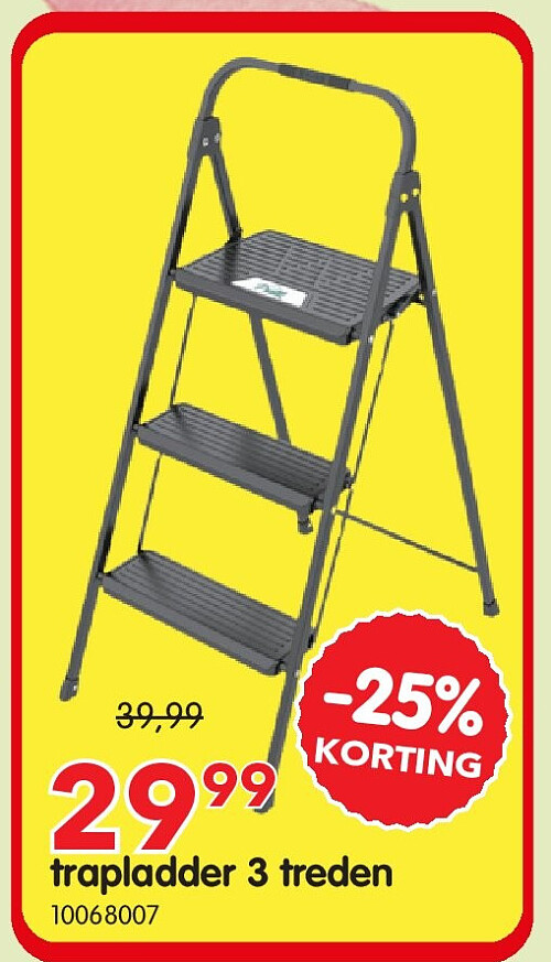 trapladder 3 treden