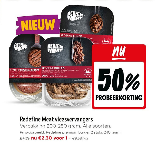 Redefine Meat vleesvervangers