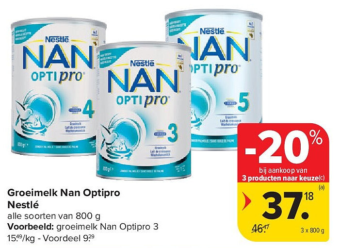 Groeimelk Nan Optipro Nestlé