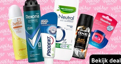 Axe, Andrélon, Dove, Neutral, Prodent, Rexona, Vaseline, Zendium en Zwitsal