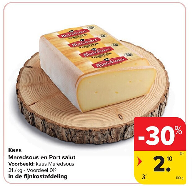 Kaas Maredsous en Port salut