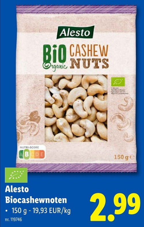 Biocashewnoten