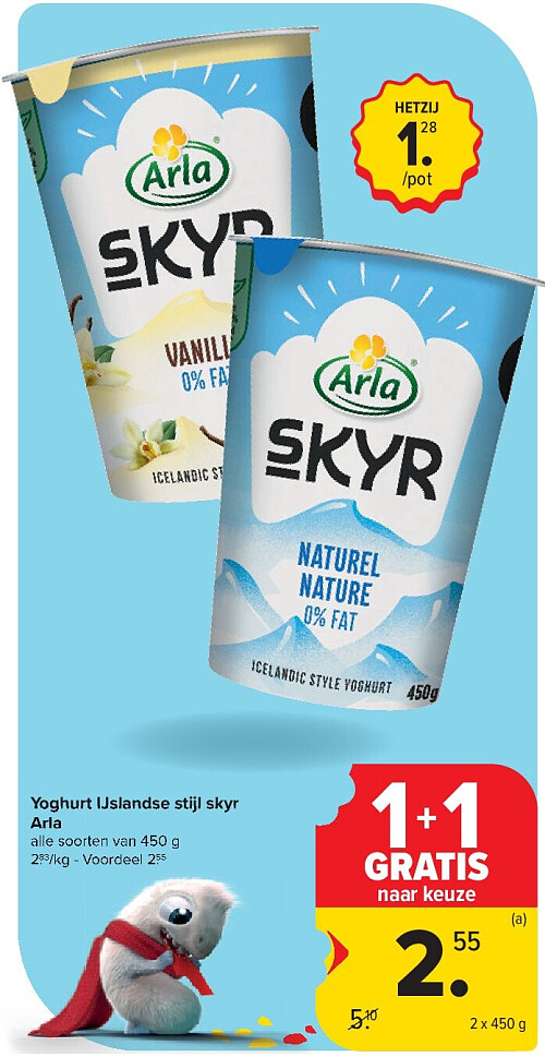 Yoghurt IJslandse stijl skyr Arla