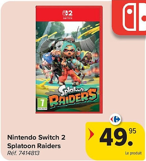 Nintendo Switch 2 Splatoon Raiders