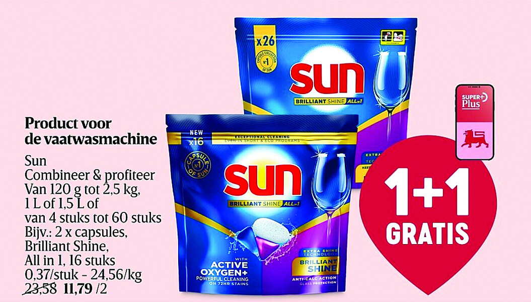 Product voor de vaatwasmachine