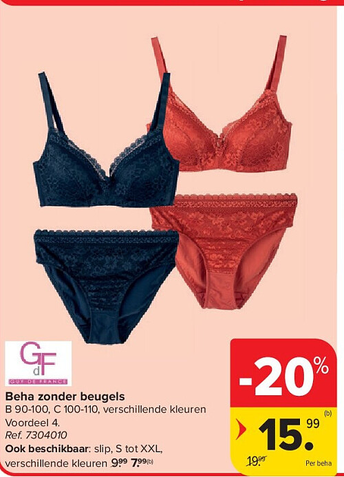 Beha zonder beugels