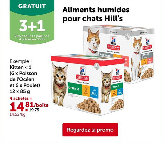 Kitten <1 (6 x Poisson de l'Océan et 6 x Poulet) 12 x 85 g