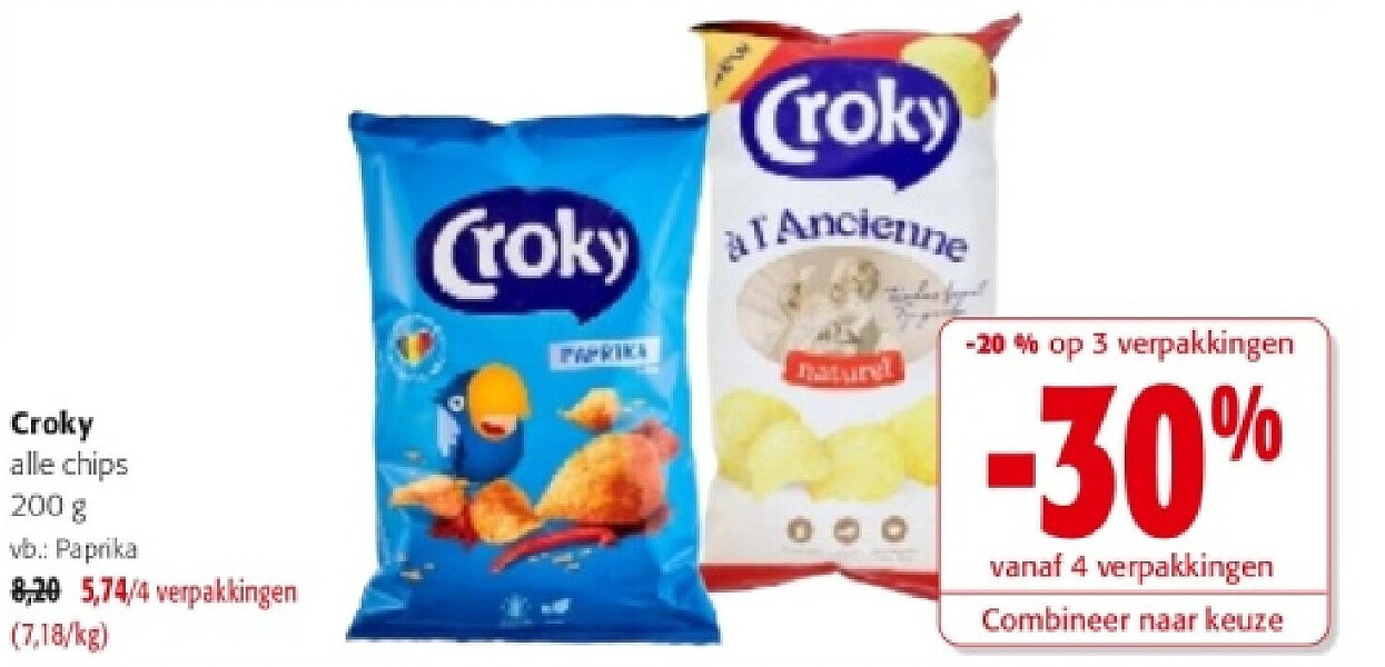 Croky alle chips 200 g
