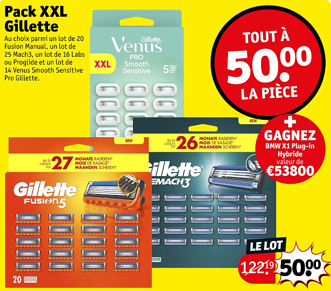 Pack XXL Gillette