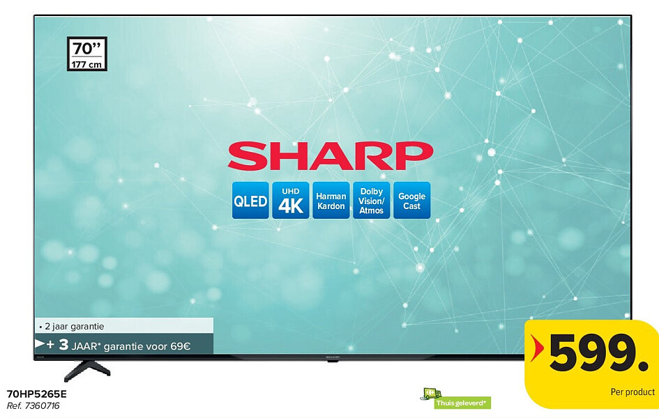 SHARP 70HP5265E QLED TV