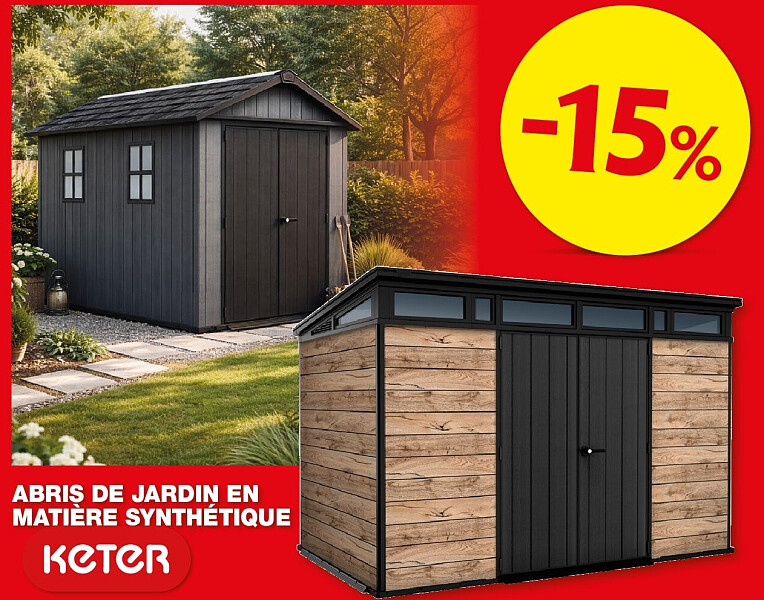 ABRIS DE JARDIN EN MATIÈRE SYNTHÉTIQUE