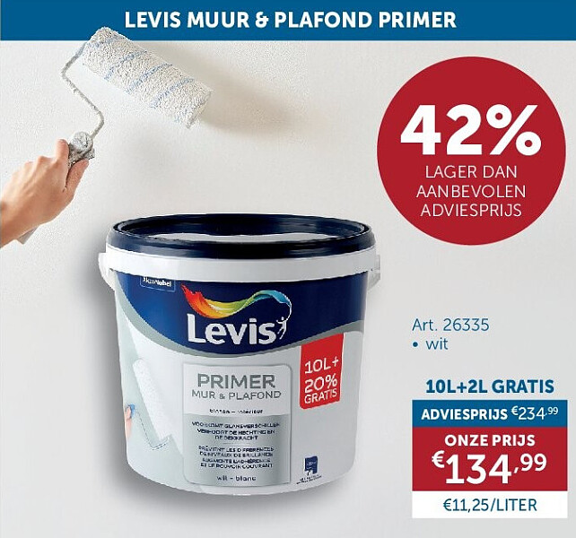 LEVIS MUUR & PLAFOND PRIMER