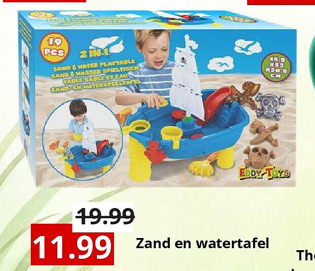 Zand en watertafel